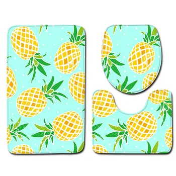 Pineapple Printed Carpet 3pcs/set Bathroom Mats Set Anti-slip Floor Rugs Soft Toilet Mat and Bath Rug Sets
Pineapple Printed Carpet 3pcs/set Bathroom Mats Set Anti-slip Floor Rugs Soft Toilet Mat and Bath Rug Sets