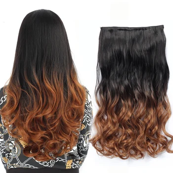 WERD 5 clips/piece Natural Silky Straight Hair Extention Clip In Women Pieces Long Fake Synthetic Hair
WERD 5 clips/piece Natural Silky Straight Hair Extention Clip In Women Pieces Long Fake Synthetic Hair
