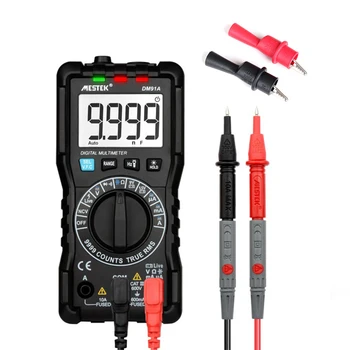DM91A Mini Multimeter Digital Multimeter Ture RMS 9999 Counts Auto Range Voltage Ammeter Capacitor Capacitance Meter Multitester
DM91A Mini Multimeter Digital Multimeter Ture RMS 9999 Counts Auto Range Voltage Ammeter Capacitor Capacitance Meter Multitester