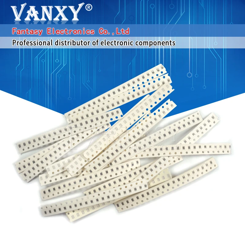 36values*20pcs=720pcs 0805 SMD Capacitor assorted kit 1pF~10uF component diy samples new and original | Электронные компоненты