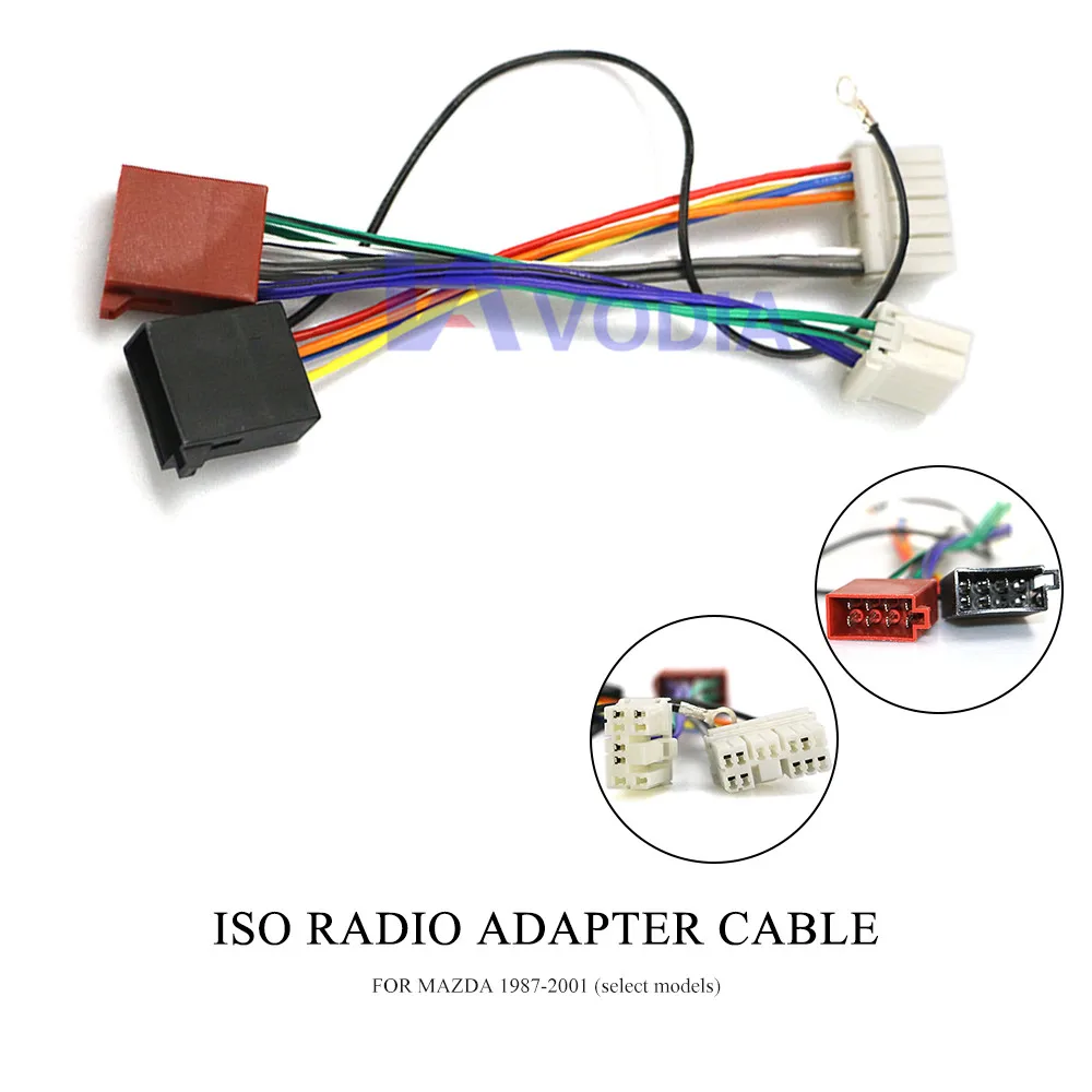 

12-116 ISO Radio Adapter for MAZDA 1987-2001 (select models) Wiring Harness Connector Lead Loom Cable Plug
