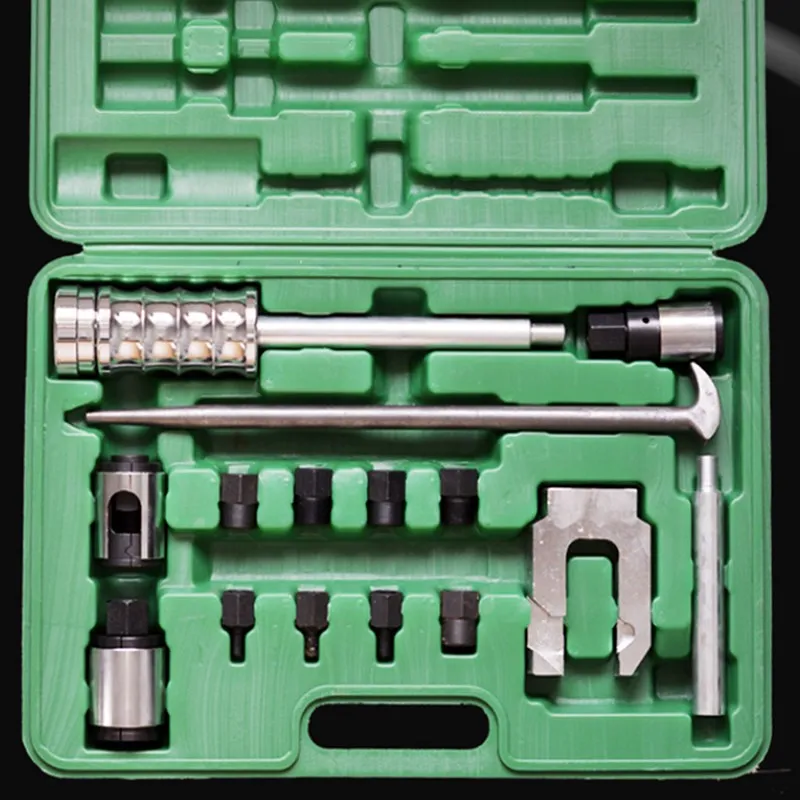 Съемник инжектора Common Rail, инструмент для демонтажа Cumm-ins для инжектора 110 и 120, снять инжектор со всех транспортных средств
Съемник инжектора Common Rail, инструмент для демонтажа Cumm-ins для инжектора 110 и 120, снять инжектор со всех транспортных средств