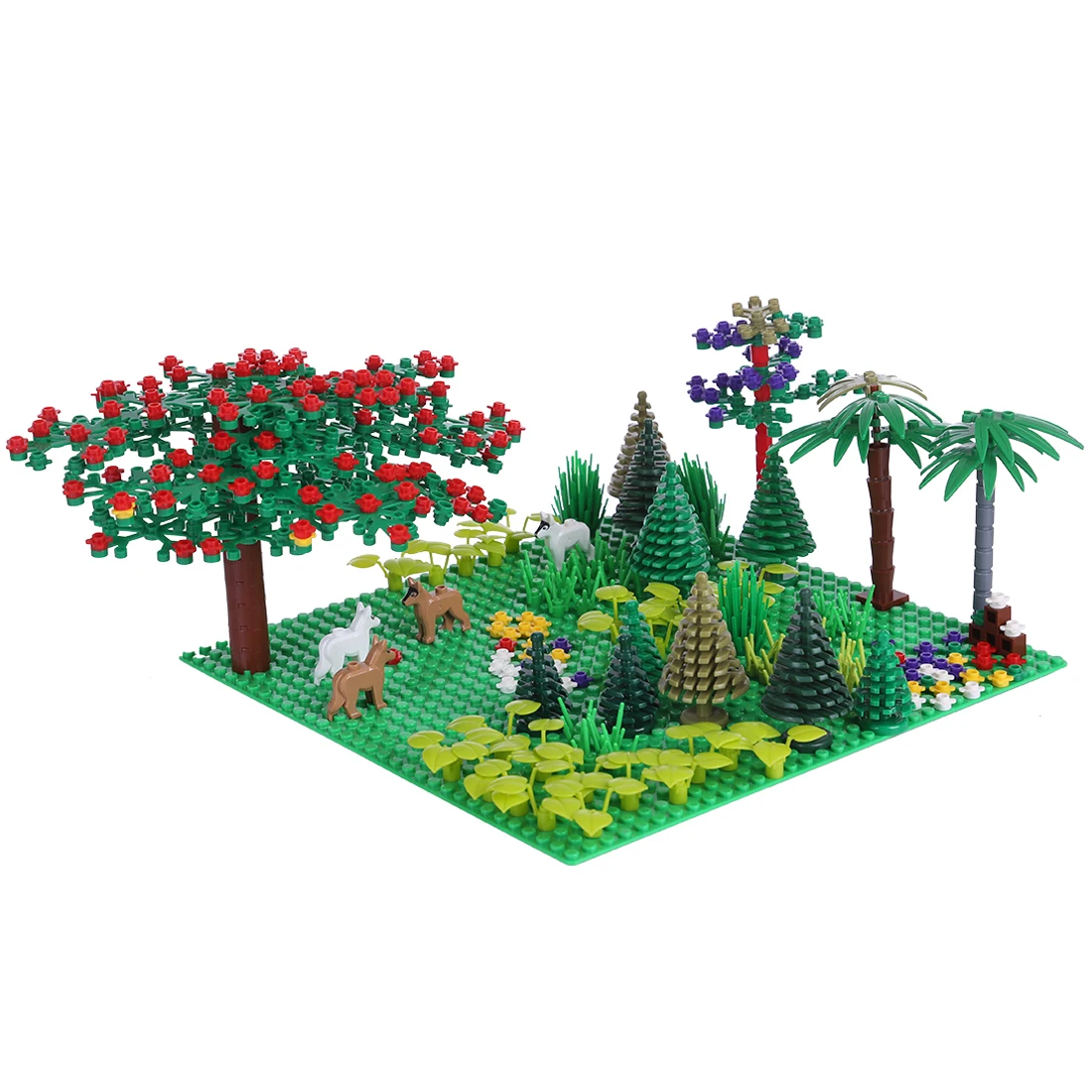 401Pcs DIY Small Particle Building Block Part Tropical Jungle Scenery Toy Set with 32x32 Baseplate for Building Block Brands
401Pcs DIY Small Particle Building Block Part Tropical Jungle Scenery Toy Set with 32x32 Baseplate for Building Block Brands