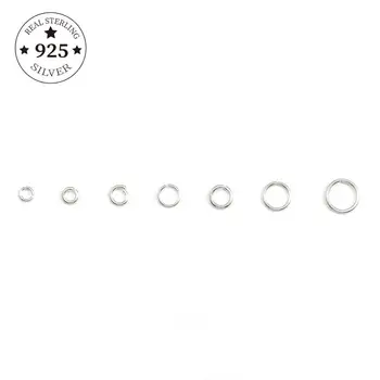 925 Sterling Silver Findings 20pcs Open Jump Rings Split Ring Connectors For Key Chains DIY Jewelry Making Findings Accessories
925 Sterling Silver Findings 20pcs Open Jump Rings Split Ring Connectors For Key Chains DIY Jewelry Making Findings Accessories