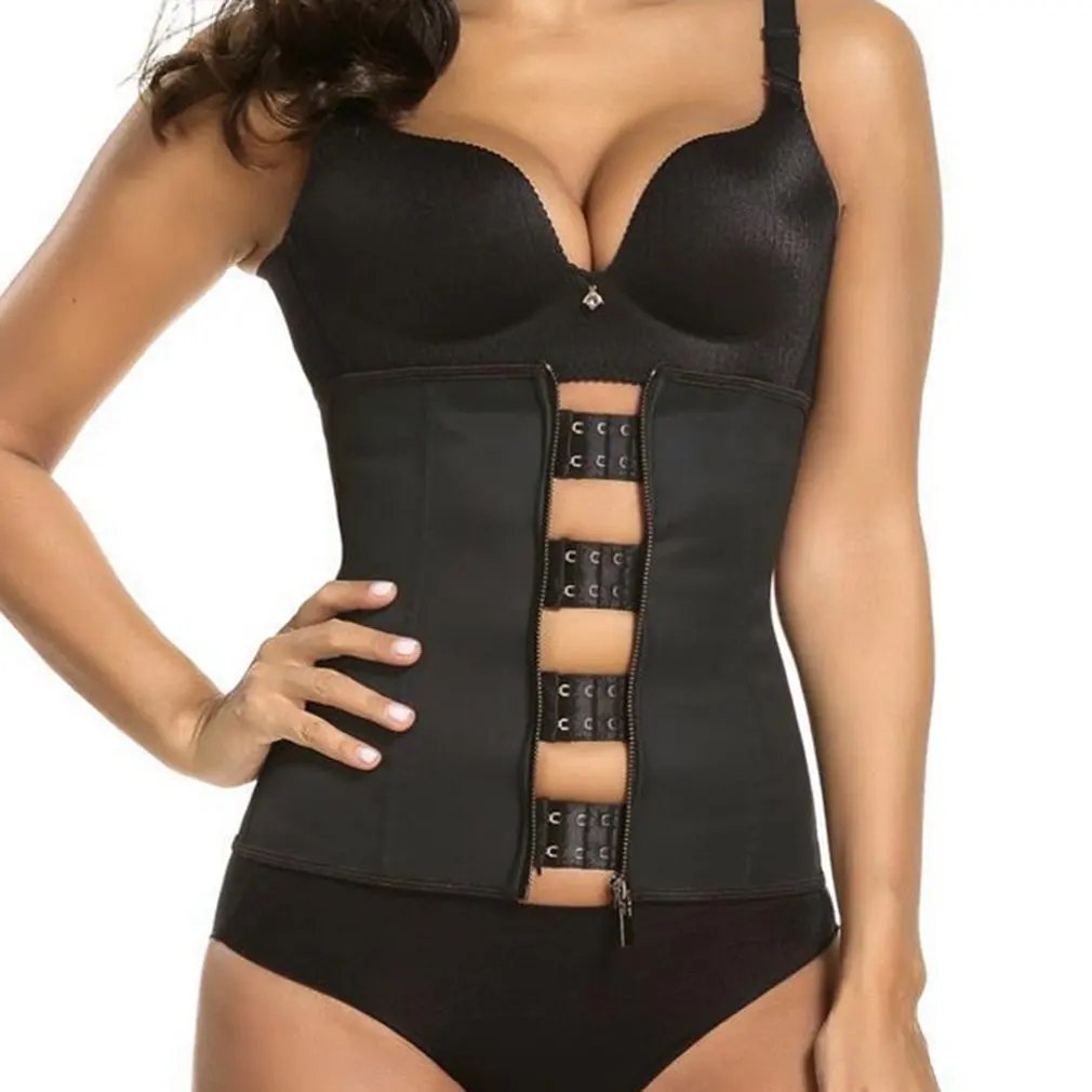 Women Zipper Rubber Corset Fat Burning Abdomen Steel Bone Corset Women Postpartum Abdomen Belt Slimming Shirt
Women Zipper Rubber Corset Fat Burning Abdomen Steel Bone Corset Women Postpartum Abdomen Belt Slimming Shirt