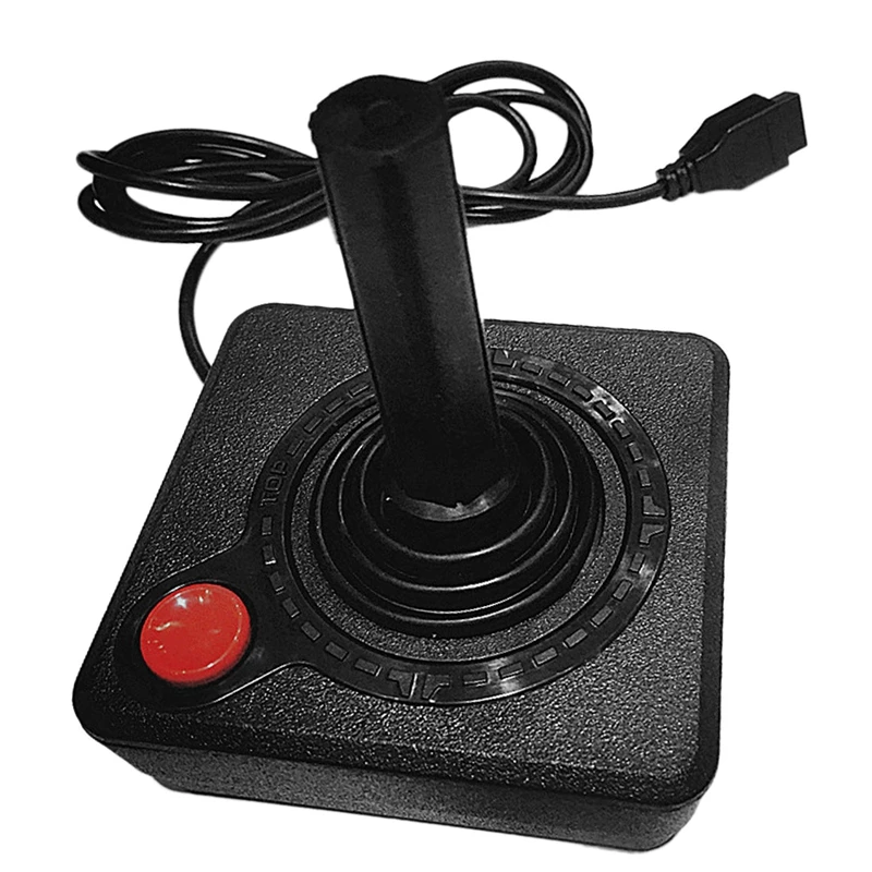 Gaming Joystick Controller for Atari 2600 Game Rocker with 4-Way Lever and Single Action Button Retro Gamepad
Gaming Joystick Controller for Atari 2600 Game Rocker with 4-Way Lever and Single Action Button Retro Gamepad
