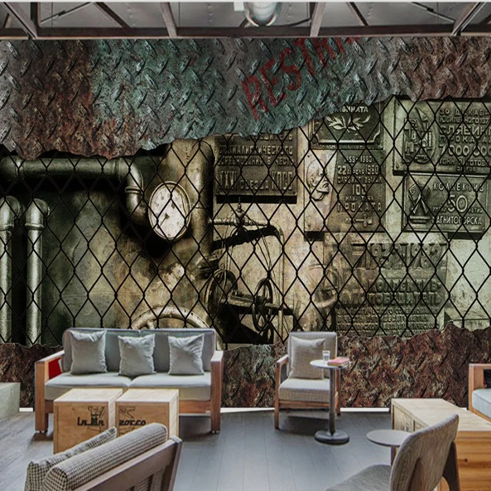 Drop Shipping Custom Mural 3d Metal Pipe Industrial Style Metal Plate Background Wallpaper TV Wall Wallpaper Lobby Wallpaper
Drop Shipping Custom Mural 3d Metal Pipe Industrial Style Metal Plate Background Wallpaper TV Wall Wallpaper Lobby Wallpaper