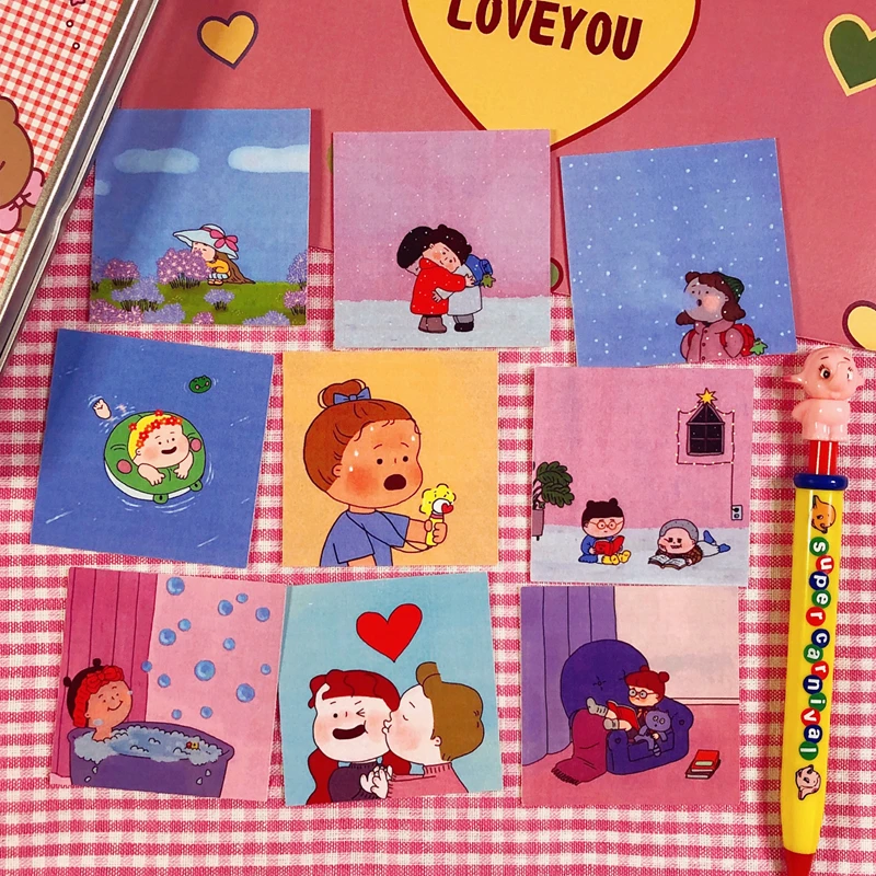 Ins Hand-painted Postcard Stickers Cute Girl Paste Painting Wall Stickers Mobile Phone Shell Decoration Small Card Greeting Card
Ins Hand-painted Postcard Stickers Cute Girl Paste Painting Wall Stickers Mobile Phone Shell Decoration Small Card Greeting Card