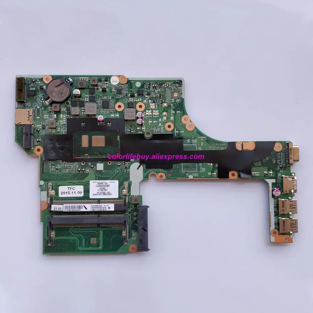 Genuine 830956-601 830956-001 DA0X63MB6H1 Model : X63 w i7-6500U CPU UMA Laptop Motherboard for HP ProBook 450 G3 NoteBook PC
Genuine 830956-601 830956-001 DA0X63MB6H1 Model : X63 w i7-6500U CPU UMA Laptop Motherboard for HP ProBook 450 G3 NoteBook PC