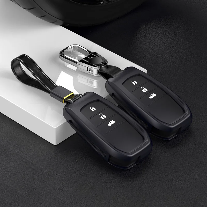 Car Aluminium Alloy Key Holder Key Fob Cover Case Shell Chain Key Protection for Toyota RAV4 Alphard Corolla Prado Levin
Car Aluminium Alloy Key Holder Key Fob Cover Case Shell Chain Key Protection for Toyota RAV4 Alphard Corolla Prado Levin
