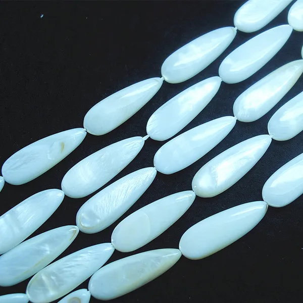 13pcs nature shell beads mother of pearl strings freshwater shell long teardrop shape size 30x10mm loose shell beads
13pcs nature shell beads mother of pearl strings freshwater shell long teardrop shape size 30x10mm loose shell beads