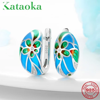 Silver Earrings For Women 925 Sterling Silver Stud Flower Earrings with Stones Cubic Zirconia brincos Jewelry Enamel
Silver Earrings For Women 925 Sterling Silver Stud Flower Earrings with Stones Cubic Zirconia brincos Jewelry Enamel