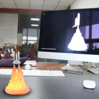 New Space Shuttle Lamp and Moon lamps In Night Light By 3D Print For Space Lovers Rocket Lamp 2019 Dropshipping
New Space Shuttle Lamp and Moon lamps In Night Light By 3D Print For Space Lovers Rocket Lamp 2019 Dropshipping