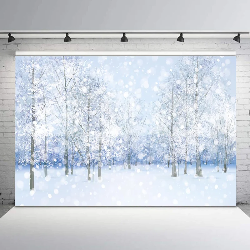 Winter Forest Photography Backdrops Snowflake Woodland Flash Bokeh Photo Background Natural Scenery Backgrounds for Photo Studio
Winter Forest Photography Backdrops Snowflake Woodland Flash Bokeh Photo Background Natural Scenery Backgrounds for Photo Studio