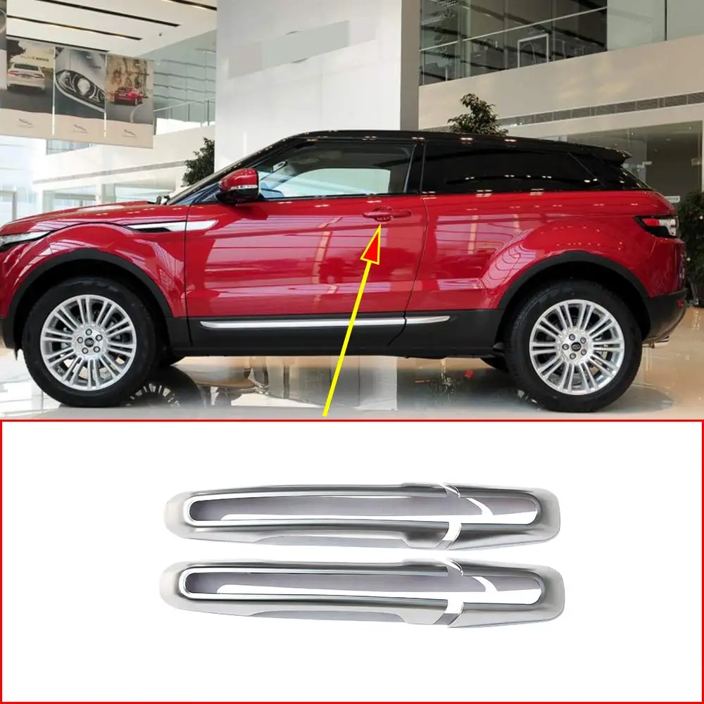 For Land Rover Range Rover Evoque Convertible 3 Doors 2012-2017 Car Exterior ABS Chrome Door Handle Cover Trim
For Land Rover Range Rover Evoque Convertible 3 Doors 2012-2017 Car Exterior ABS Chrome Door Handle Cover Trim