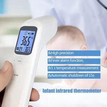Household Thermometers Non Contact LCD Digital Thermometers Infrared Forehead Body Thermometer Temperature Measuring Tools
Household Thermometers Non Contact LCD Digital Thermometers Infrared Forehead Body Thermometer Temperature Measuring Tools