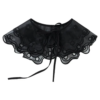 Women's Fake Collar Korean Style Wild Princess Style Collars Double Embroidered Doll Exaggerated Collar
Women's Fake Collar Korean Style Wild Princess Style Collars Double Embroidered Doll Exaggerated Collar