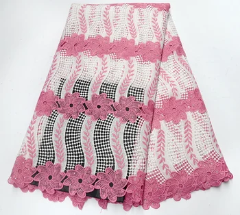 2019 Latest Embroidered 5 Yards Nigerian Guipure Laces Fabric Bridal High Quality French Tulle Lace Fabric For Women Clothes
2019 Latest Embroidered 5 Yards Nigerian Guipure Laces Fabric Bridal High Quality French Tulle Lace Fabric For Women Clothes