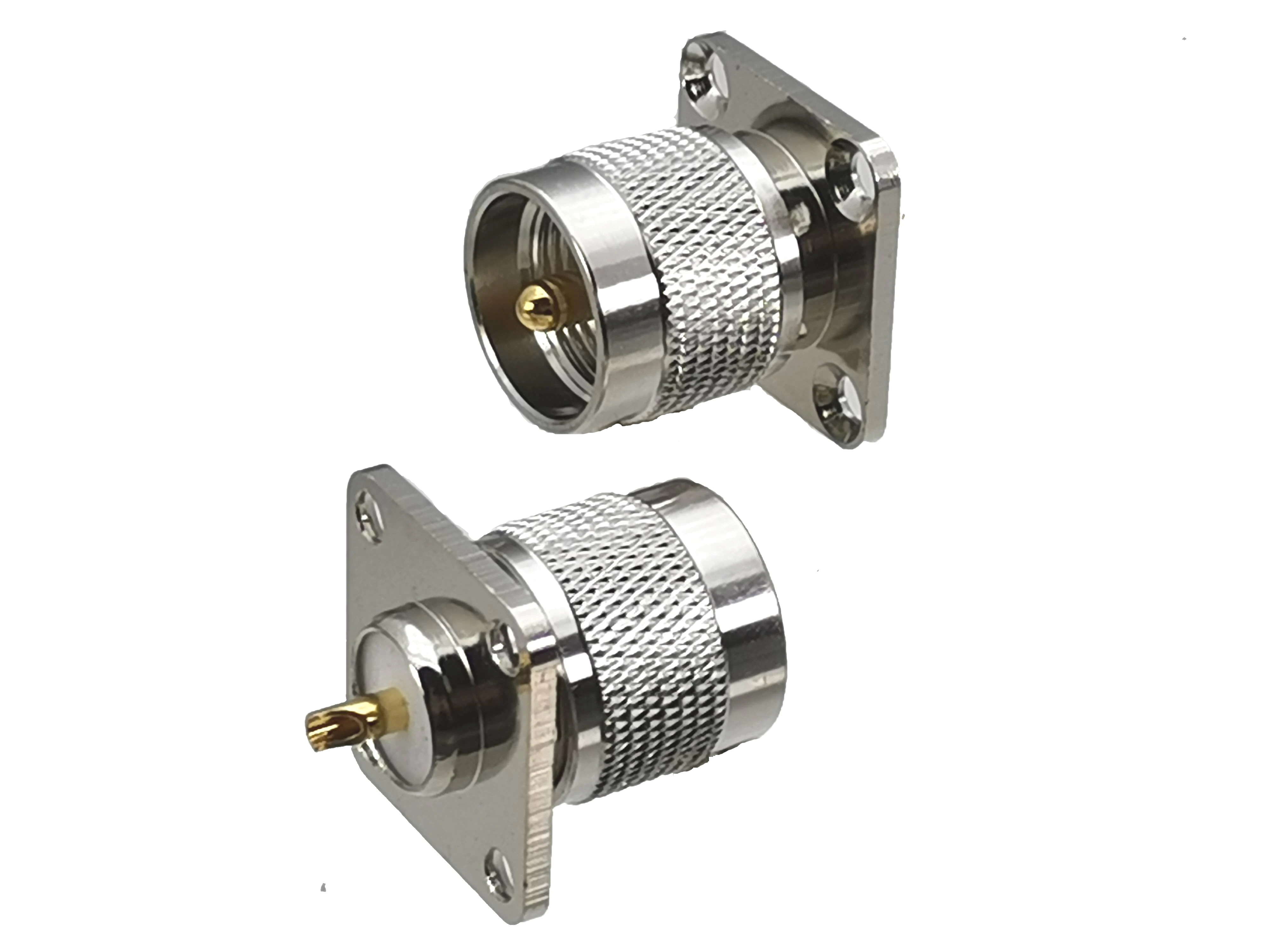 1pcs UHF PL259 Male Plug 4 Holes Flange Connector Solder Panel Mount RF Coaxial Brass 50ohm New
1pcs UHF PL259 Male Plug 4 Holes Flange Connector Solder Panel Mount RF Coaxial Brass 50ohm New