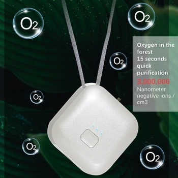 Personal Wearable Air Purifier Necklace Mini Portable Air Freshener Ionizer Negative Ion Generator Low Noise for Adults Kids
Personal Wearable Air Purifier Necklace Mini Portable Air Freshener Ionizer Negative Ion Generator Low Noise for Adults Kids