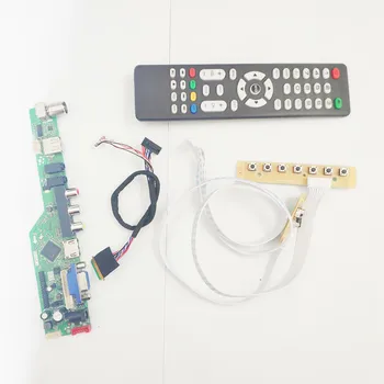 For LTN156AT09 laptop led lcd monitor T.V53 display controller driver card kit HDMI/VGA/AV/USB 15.6" WLED LVDS 40 pin 1366*768
For LTN156AT09 laptop led lcd monitor T.V53 display controller driver card kit HDMI/VGA/AV/USB 15.6" WLED LVDS 40 pin 1366*768
