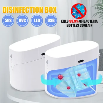 2020 Portable UV Sterilizers 59s Fast Ultraviolet Light Disinfection Cabinet for mini Nail Tools Toothbrush Nipple Earring Watch
2020 Portable UV Sterilizers 59s Fast Ultraviolet Light Disinfection Cabinet for mini Nail Tools Toothbrush Nipple Earring Watch