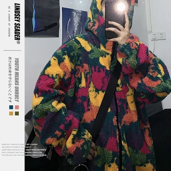 Women Mens 2020 Hip Hop Reversible Jacket Parka Colorful Camouflage Streetwear Men Harajuku Windbreaker Fleece Winter Coat
Women Mens 2020 Hip Hop Reversible Jacket Parka Colorful Camouflage Streetwear Men Harajuku Windbreaker Fleece Winter Coat