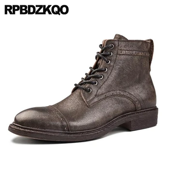 ankle dress genuine leather brogue full grain boots army military formal wedding business combat men shoes oxford brown lace up
ankle dress genuine leather brogue full grain boots army military formal wedding business combat men shoes oxford brown lace up