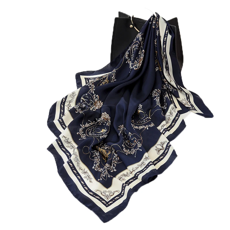 2020 Luxury Brand Scarf NEW Fashion Silk Scarf Foulard Leopard Print Women Square Scarves Hijab Wraps big size 90x90cm
2020 Luxury Brand Scarf NEW Fashion Silk Scarf Foulard Leopard Print Women Square Scarves Hijab Wraps big size 90x90cm