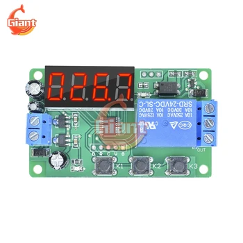 DC 24V Time Delay Relay Module LED Digital Display Timer Switch Trigger Cycle Time Relay Circuit Board Timing Control Module DIY 
DC 24V Time Delay Relay Module LED Digital Display Timer Switch Trigger Cycle Time Relay Circuit Board Timing Control Module DIY