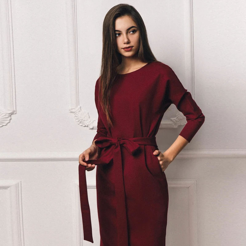 2019 Wine High Waist Vestidos Elegant Office Ladies Dresses Autumn Winter Warm Dress Female Vintage Bandage Winter Dress Women
2019 Wine High Waist Vestidos Elegant Office Ladies Dresses Autumn Winter Warm Dress Female Vintage Bandage Winter Dress Women