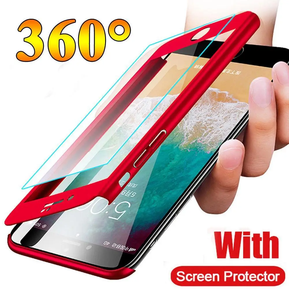 360 Full Protective Case For iPhone 11 Pro Max Xs Max XR X Phone Cover on For iPhone 8 7 Plus 6 6s 5 5S SE Case With Glass Coque
360 Full Protective Case For iPhone 11 Pro Max Xs Max XR X Phone Cover on For iPhone 8 7 Plus 6 6s 5 5S SE Case With Glass Coque