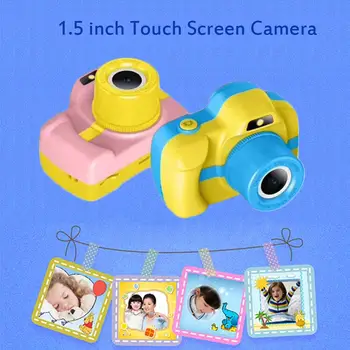 

5.0MP Children Digital Camera 1.5" LCD HD 1080P Touch Screen Kids Camera Mini Educational Cameras Toy Cute Kids Birthday Gifts