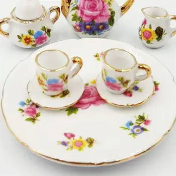 8pcs Ceramic Mini House Tea Set Miniature Scene Model Desktop Adornment for Decor
8pcs Ceramic Mini House Tea Set Miniature Scene Model Desktop Adornment for Decor