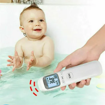 

Family Take Care Kid Baby Adult IR Led Digital Infrared Forehead Body Thermometer Gun Non-contact Temperature Measuring No Touch