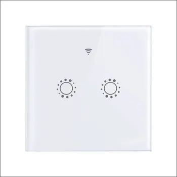 Touch Switch Smart Light Switch Panel Wall interruptor 2 Gang wifi light switch UK/EU Standard Work with Alexa Google Home
Touch Switch Smart Light Switch Panel Wall interruptor 2 Gang wifi light switch UK/EU Standard Work with Alexa Google Home
