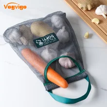 VOGVIGO Kitchen Vegetable Onion Potato Storage Hanging Bags Hollow Breathable Mesh Bag Kitchen Garlic Ginger Mesh Storage Bags
VOGVIGO Kitchen Vegetable Onion Potato Storage Hanging Bags Hollow Breathable Mesh Bag Kitchen Garlic Ginger Mesh Storage Bags