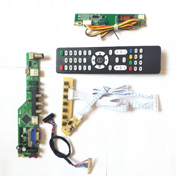 For LP154WX4-TLC5/TLC6 LVDS 1CCFL 30Pin LCD panel monitor T.V56 drive card board keyboard+Remote+Inverter HDMI VGA USB AV RF Kit
For LP154WX4-TLC5/TLC6 LVDS 1CCFL 30Pin LCD panel monitor T.V56 drive card board keyboard+Remote+Inverter HDMI VGA USB AV RF Kit