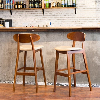 Modern Creative High Stool Chairs Bar Chairs Nordic Solid Wood Counter Stool Bench Armchair Sturdy Stool Chair Industrial Chair
Modern Creative High Stool Chairs Bar Chairs Nordic Solid Wood Counter Stool Bench Armchair Sturdy Stool Chair Industrial Chair