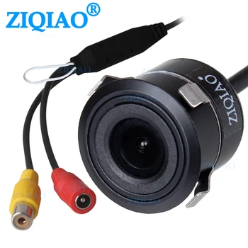 ZIQIAO Car Rear View Camera HD Night Vision Waterproof Reverse Camera Parking Aid Ruler Line Optional HS074