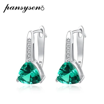 PANSYSEN 100% 925 Sterling Silver Emerald Aquamarine Morganite Gemstone Clip Earrings for Women Wholesale Wedding Fine Jewelry
PANSYSEN 100% 925 Sterling Silver Emerald Aquamarine Morganite Gemstone Clip Earrings for Women Wholesale Wedding Fine Jewelry
