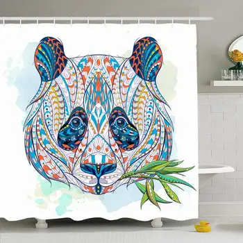 Shower Curtain Set with Hooks 72x78 Indian Nature Patterned Head Binturong Panda Be On Grunge for Book Adult Animals Wildlife
Shower Curtain Set with Hooks 72x78 Indian Nature Patterned Head Binturong Panda Be On Grunge for Book Adult Animals Wildlife