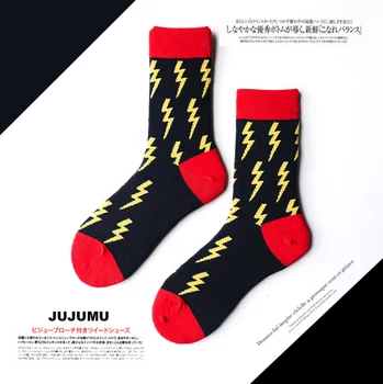 Creative High Quality Harajuku Fashion Men street Hip Hop Cotton Unisex happy socks Funny skateboard lightning socks 
Creative High Quality Harajuku Fashion Men street Hip Hop Cotton Unisex happy socks Funny skateboard lightning socks