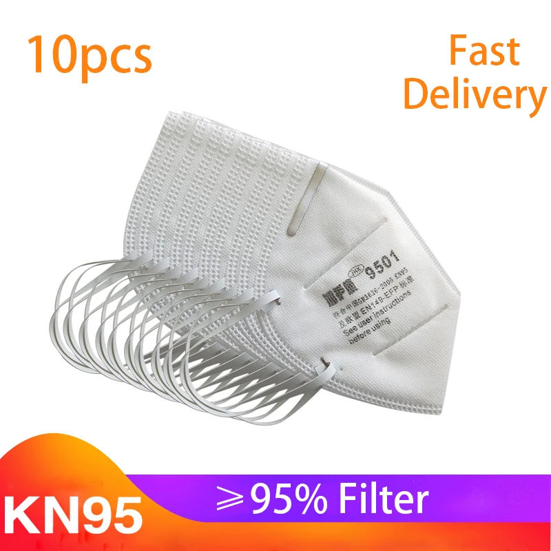 10pcs KN95 Face Masks 95% Filtration Mask N95 Masks Features As KF94 FFP2 CE Certificate Dustproof Dustproof And Breathable
10pcs KN95 Face Masks 95% Filtration Mask N95 Masks Features As KF94 FFP2 CE Certificate Dustproof Dustproof And Breathable