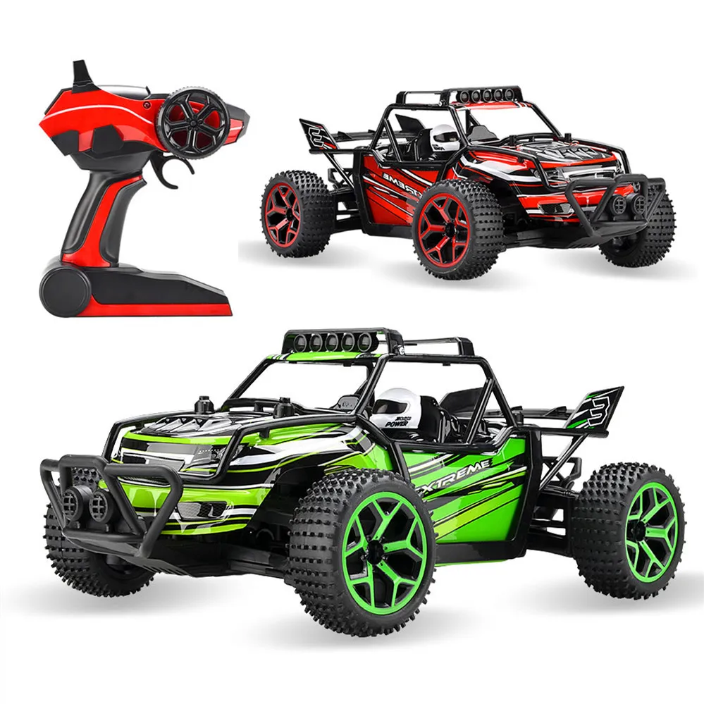 Four-Wheel Drive High-Speed RC Remote Control Car 20 KM/H Remote Control Off-road Dune Buggy Kids' Toy Electrocar Model
Four-Wheel Drive High-Speed RC Remote Control Car 20 KM/H Remote Control Off-road Dune Buggy Kids' Toy Electrocar Model