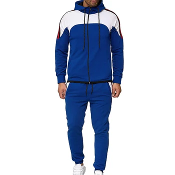 CYSINCOS Men Sports Suit Two Piece Set Male Zipper Hooded Jacket Sweatpants Side Striped Gym Joggers Tracksuit Sportswear Outfit 
CYSINCOS Men Sports Suit Two Piece Set Male Zipper Hooded Jacket Sweatpants Side Striped Gym Joggers Tracksuit Sportswear Outfit