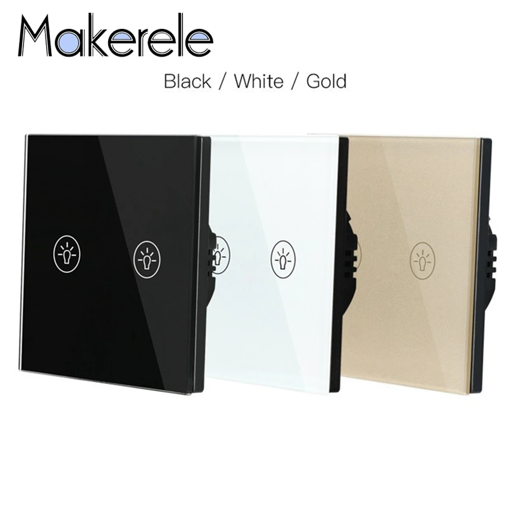 2 Gang Panel Switch 1 Manier Waterdichte Touch Switches Control EU/UK Standard Muur Touch Crystal Glass For Lighting
2 Gang Panel Switch 1 Manier Waterdichte Touch Switches Control EU/UK Standard Muur Touch Crystal Glass For Lighting