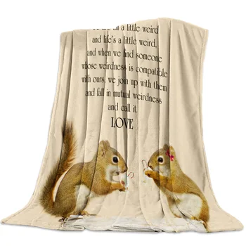 Animal Squirrel Cute Bow Letters Spring and Autumn Soft Flannel Blanket Office Siesta Blanket Sofa Bed Blanket
Animal Squirrel Cute Bow Letters Spring and Autumn Soft Flannel Blanket Office Siesta Blanket Sofa Bed Blanket