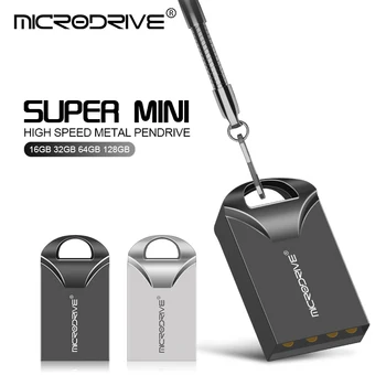 

Super mini 64GB 32GB 16GB metal usb flash drive usb флэш-накопители portable 128GB memory stick Pendrive Storage flash disk