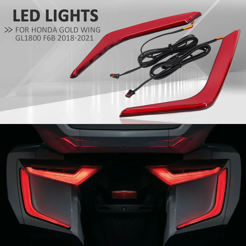 NEW Decorative Light 2018-2021 Motorcycle LED Rear Saddlebag Accents Lights Turn Signal For Honda Goldwing GL1800 F6B GL1800
NEW Decorative Light 2018-2021 Motorcycle LED Rear Saddlebag Accents Lights Turn Signal For Honda Goldwing GL1800 F6B GL1800